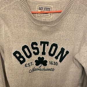 Gray Boston sweater